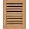 Ekena Millwork Vertical Gable Vent Functional, Western Red Cedar Gable Vent w/ 1" x 4" Flat Trim Frame, 34"W x 14"H GVWVE34X1401SFUWR - alternate 1